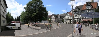 Felsberg: Umgestaltung des östlichen Ortseingangs »Salzmanns Ecke« zum neuen zentralen Platz – Felsberg