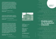 Europäische Urbanistik_Modellprojekte der Europäischen Urbanistik