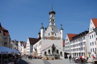 Kempten: Rathaus mit Marktplatz