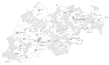 Gemeinde-Allianz Hofheimer Land: Allianzgebiet und Mitgliedsgemeinden