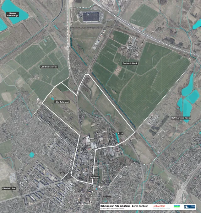 Alte Schäferei Pankow – Luftbild