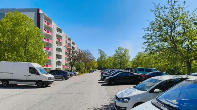 Dominanz von Parkplatzflächen