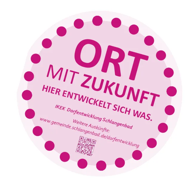 Marker im öff. Raum zur Kennzeichnung besonderer Entwicklungsorte · <abbr>IKEK</abbr> Schlangenbad