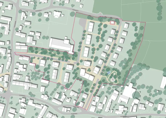 Lage des städtebaulichen Entwurfs