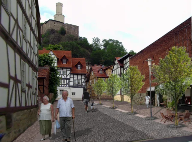 Mittleres Fuldatal: Aufwertung der Innenstadt in Felsberg (Bildmontage)