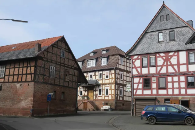 Historische Gebäude im Ortsteil Mardorf