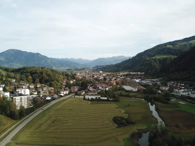 Blick über das Stadtgebiet der Kernstadt