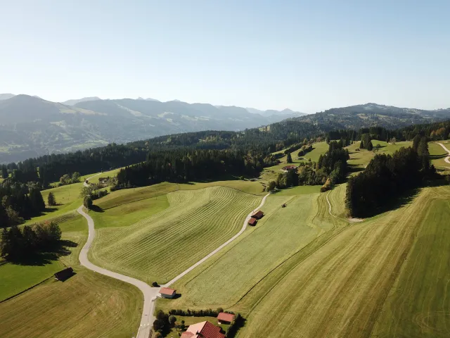 Blick auf den Alpenvorkamm