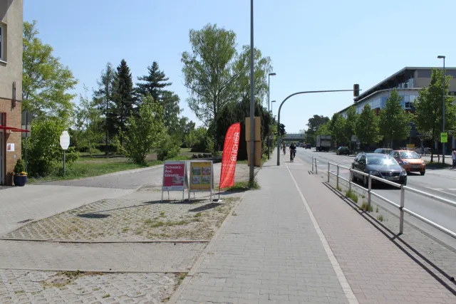 Ludwigsfelde: Stadtzentrum Potsdamer Straße heute