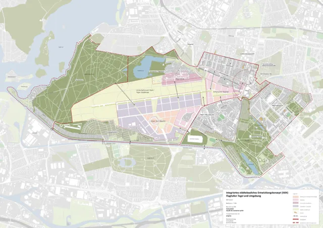 Gebietsabgrenzung »<abbr>ISEK</abbr> Flughafen Tegel und Umgebung«
