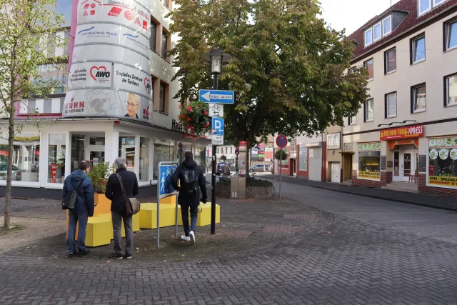 Erste Ortsbegehung in der Innenstadt