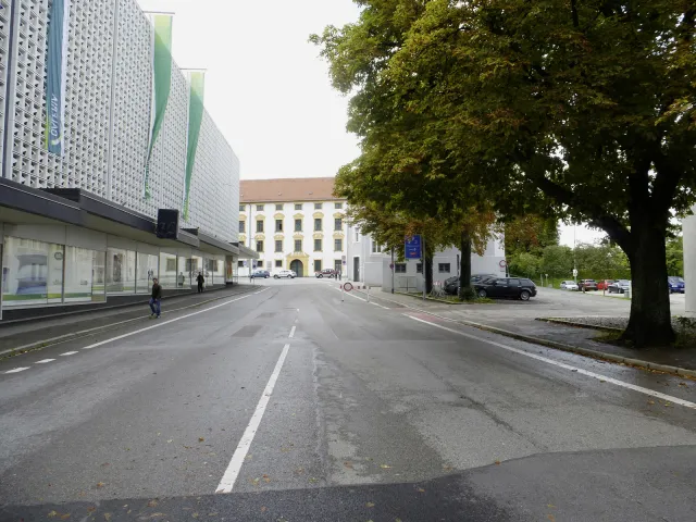 Kempten: Pfeilergraben mit Blick auf die Residenz