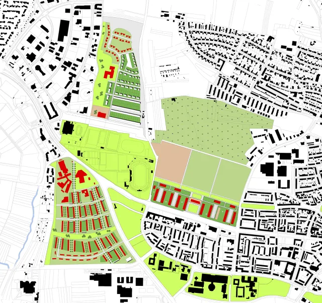 Schweinfurt: Konversionsflächen – Entwurfsstudien (Nutzungsszenarien)