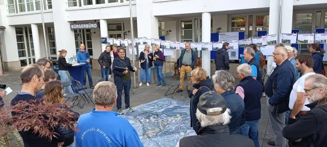 Gifhorner Beteiligungsstand auf dem Wochenmarkt – 23.09.23