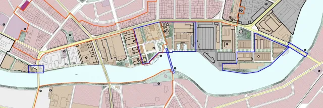 Berlin-Oberschöneweide: Rahmenplanung Industrie- und Gewerbegebiet Oberschönweide, ab 1998