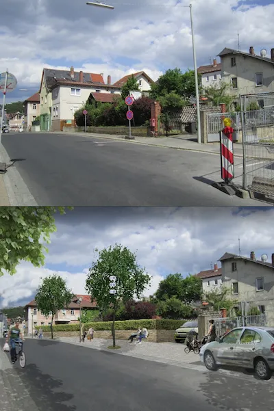 Neustadt bei Coburg: Visualisierung Ernststraße
