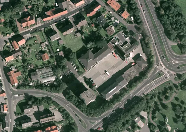Fulda: Luftbild der Feuerwache, Quelle: Stadt Fulda