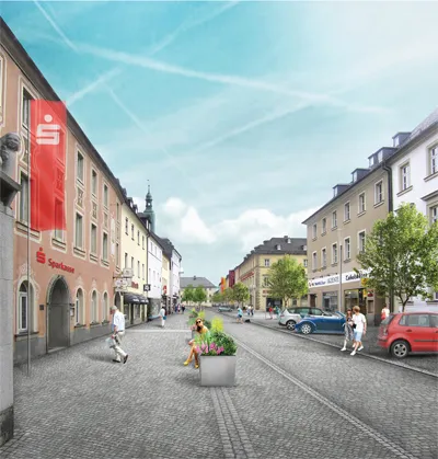 Wunsiedel: Visualisierung Maximilianstraße