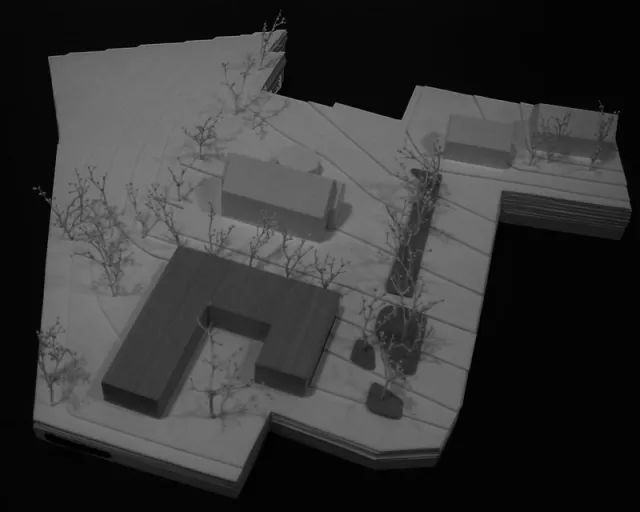 Schwarzenbach: 3. Preis (geteilt) (r+b Landschaftsarchitektur mit Knerer und Lang) Modell