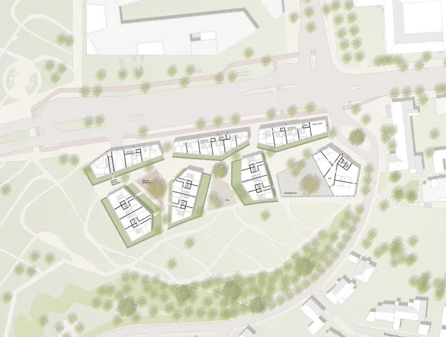 Stuttgart: Lageplan Erdgeschoss