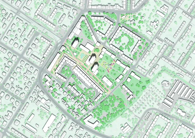 Städtebaulicher Entwurf in Dresden Altgruna